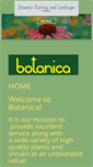 Mobile Screenshot of botanicanursery.com