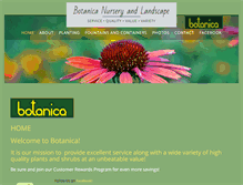 Tablet Screenshot of botanicanursery.com